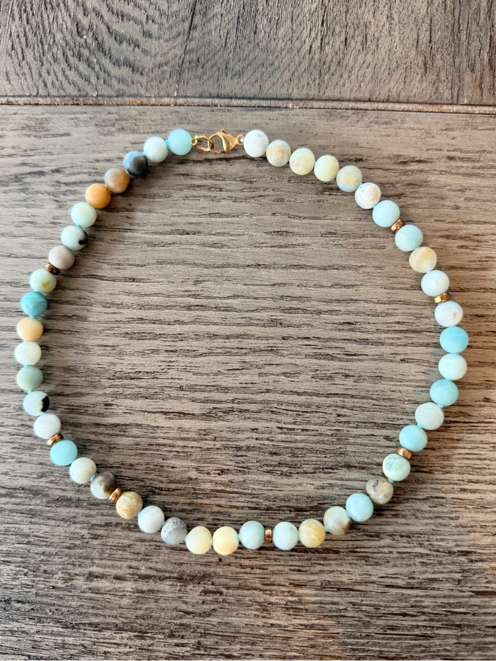Ring Concierge Ocean Spritz Amazonite Beaded Necklace